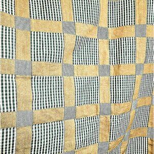 Quilted Sewn Patchwork Plaids Checker Canvas Fabric  54" W x BTY (5 yd)